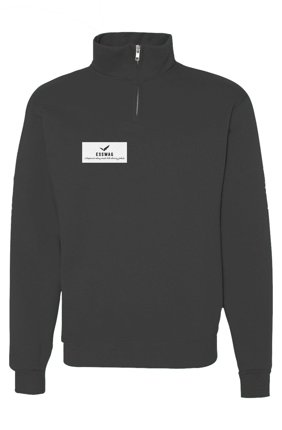 Cadet Collar Quarter-Zip Sweatshirt