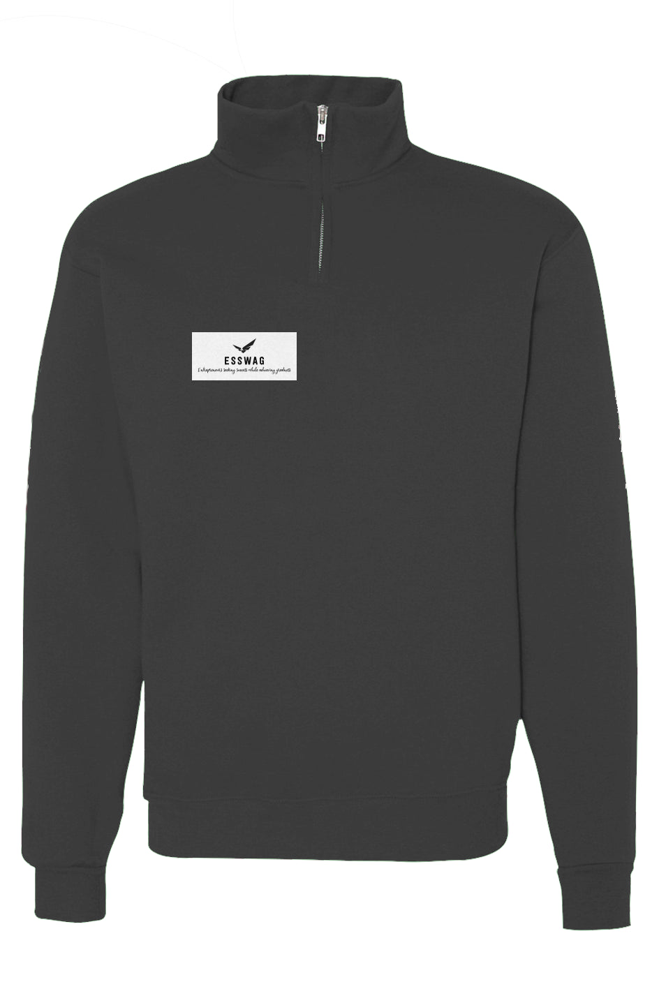 Cadet Collar Quarter-Zip Sweatshirt – ESSWAG